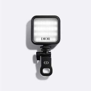 Dior Black Frame LED Clip Light with White Panel